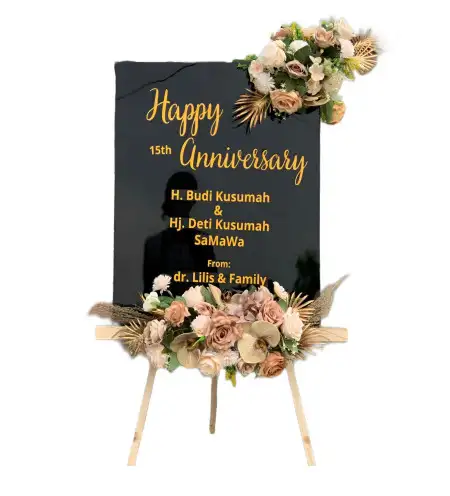 Papan Bunga Akrilik Air Itam