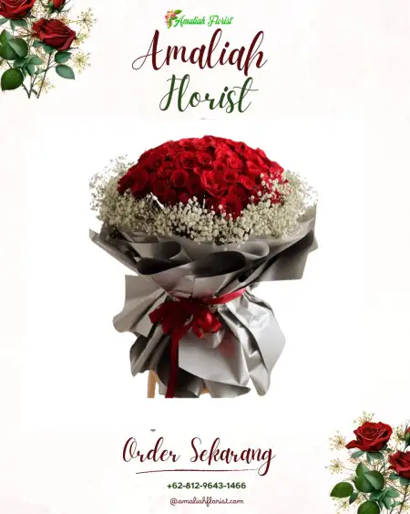 Buket Bunga Air Itam